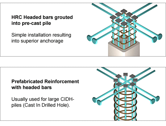 Concrete piles